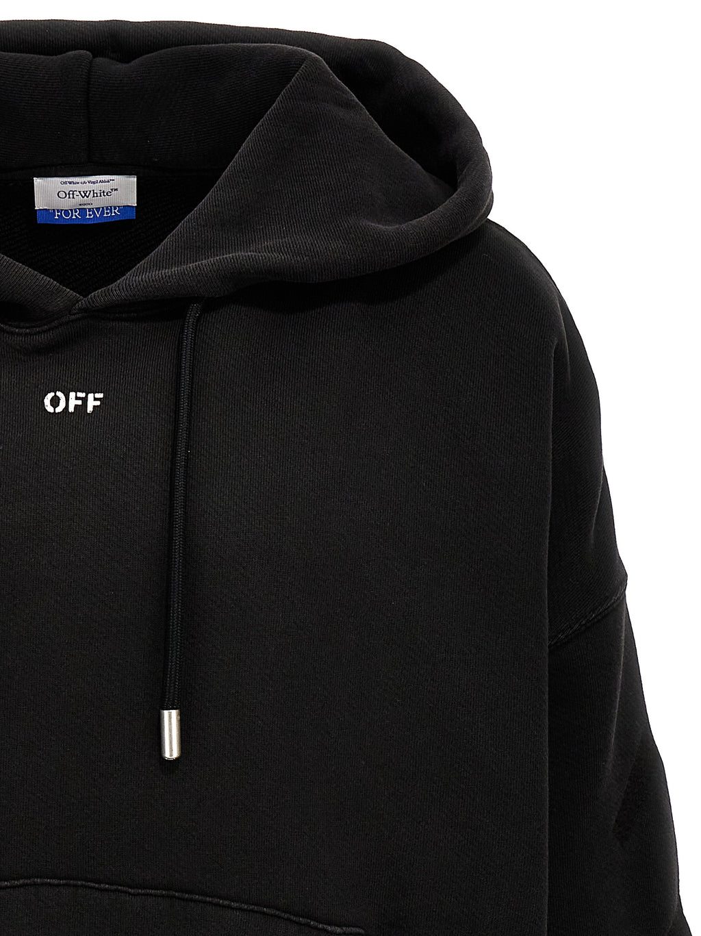 Off-White Gray Cotton Sweatshirt