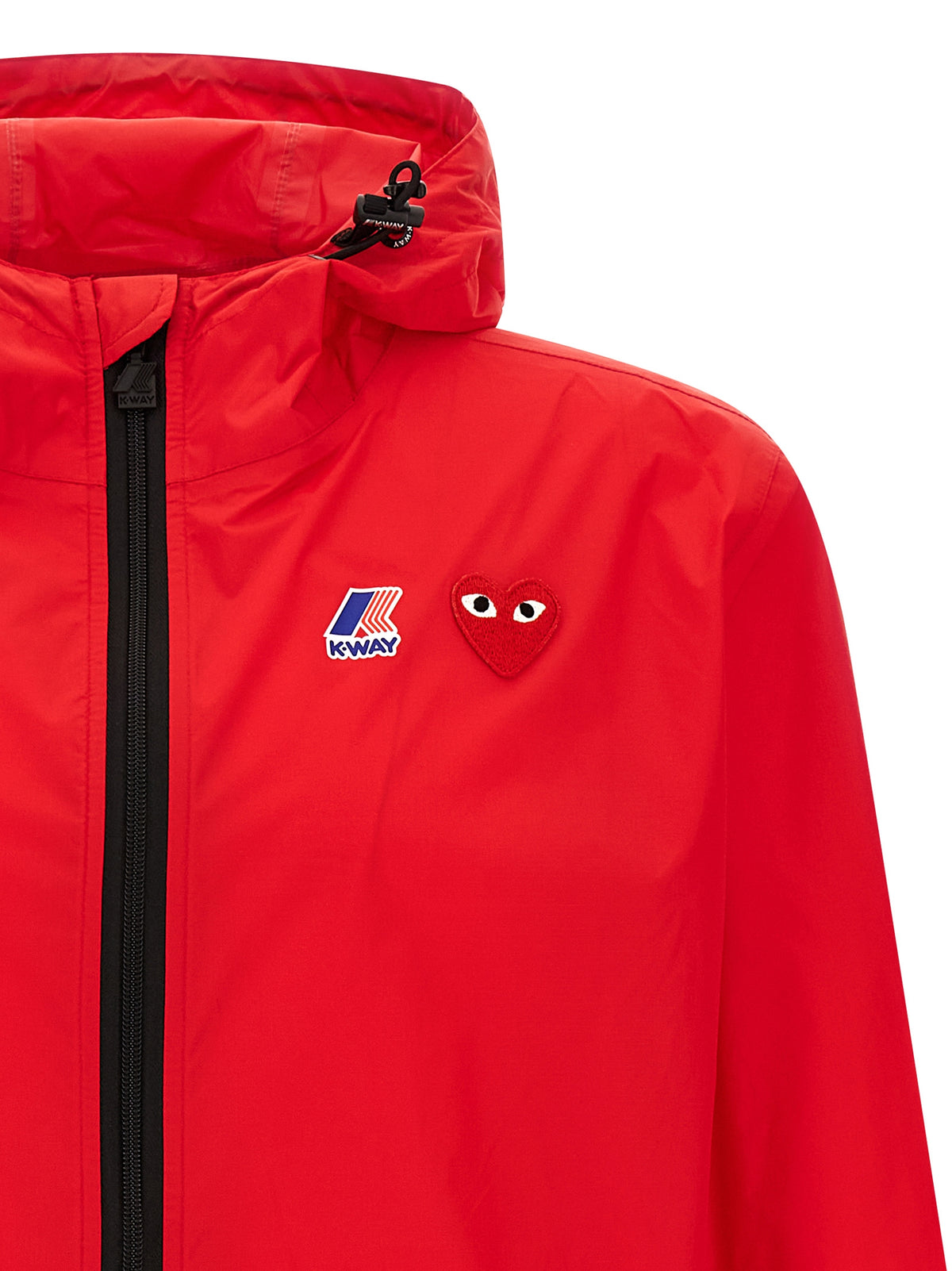 Comme Des Garçons Play Red Nylon Shell Jacket