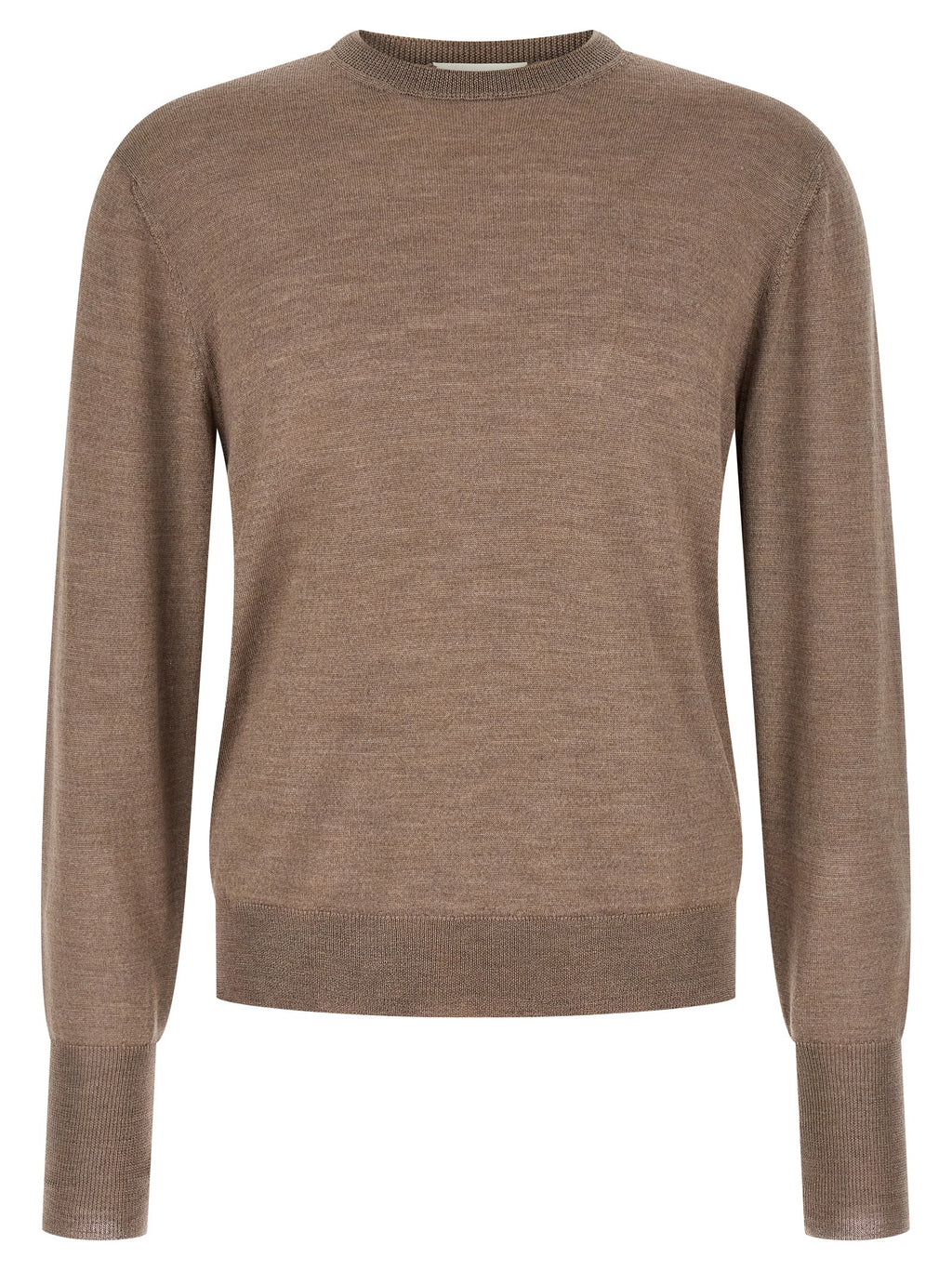 MA'RY'YA Gray Virgin Wool Cardigan