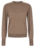 MA'RY'YA Gray Virgin Wool Cardigan