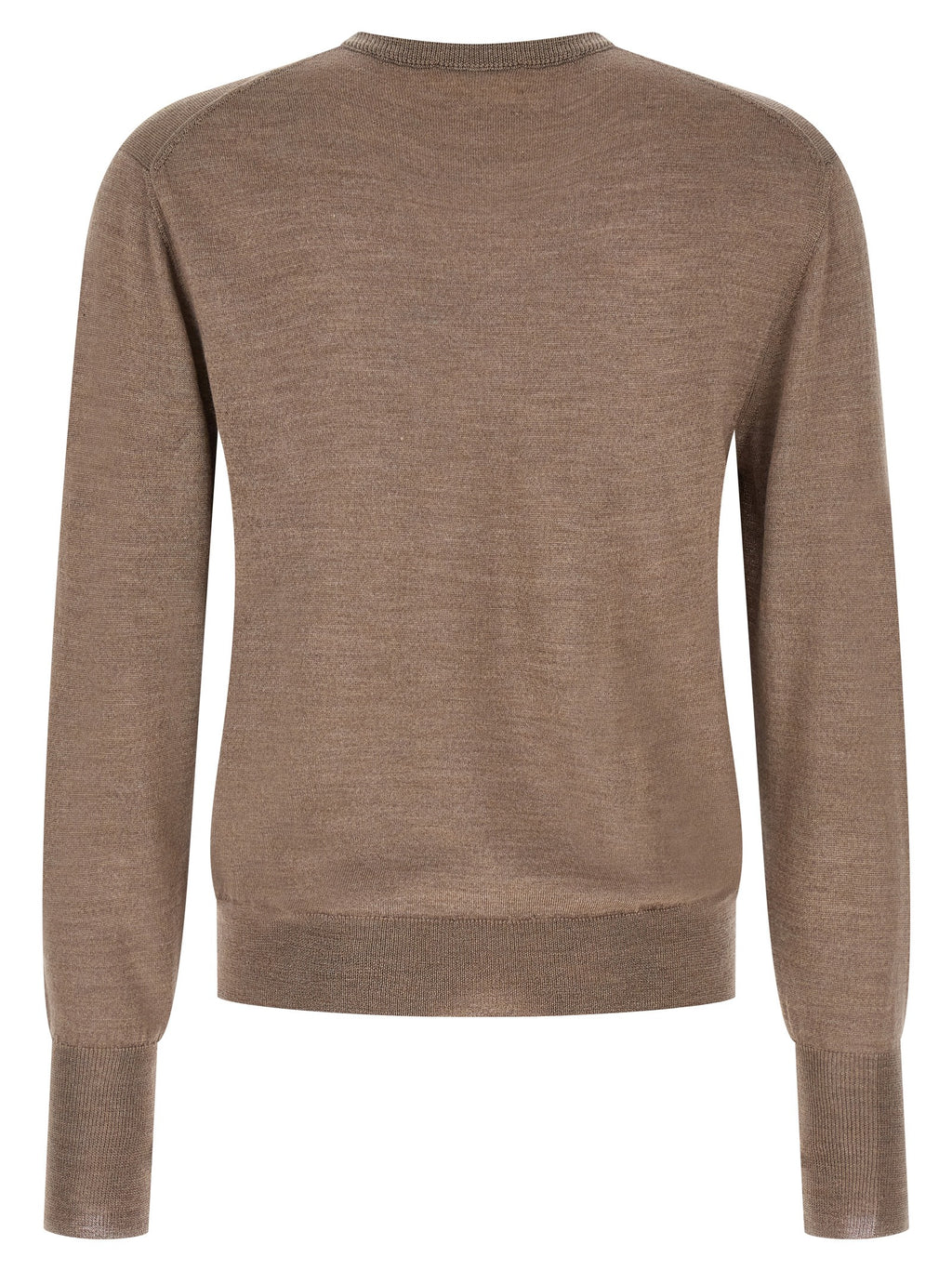 MA'RY'YA Gray Virgin Wool Cardigan