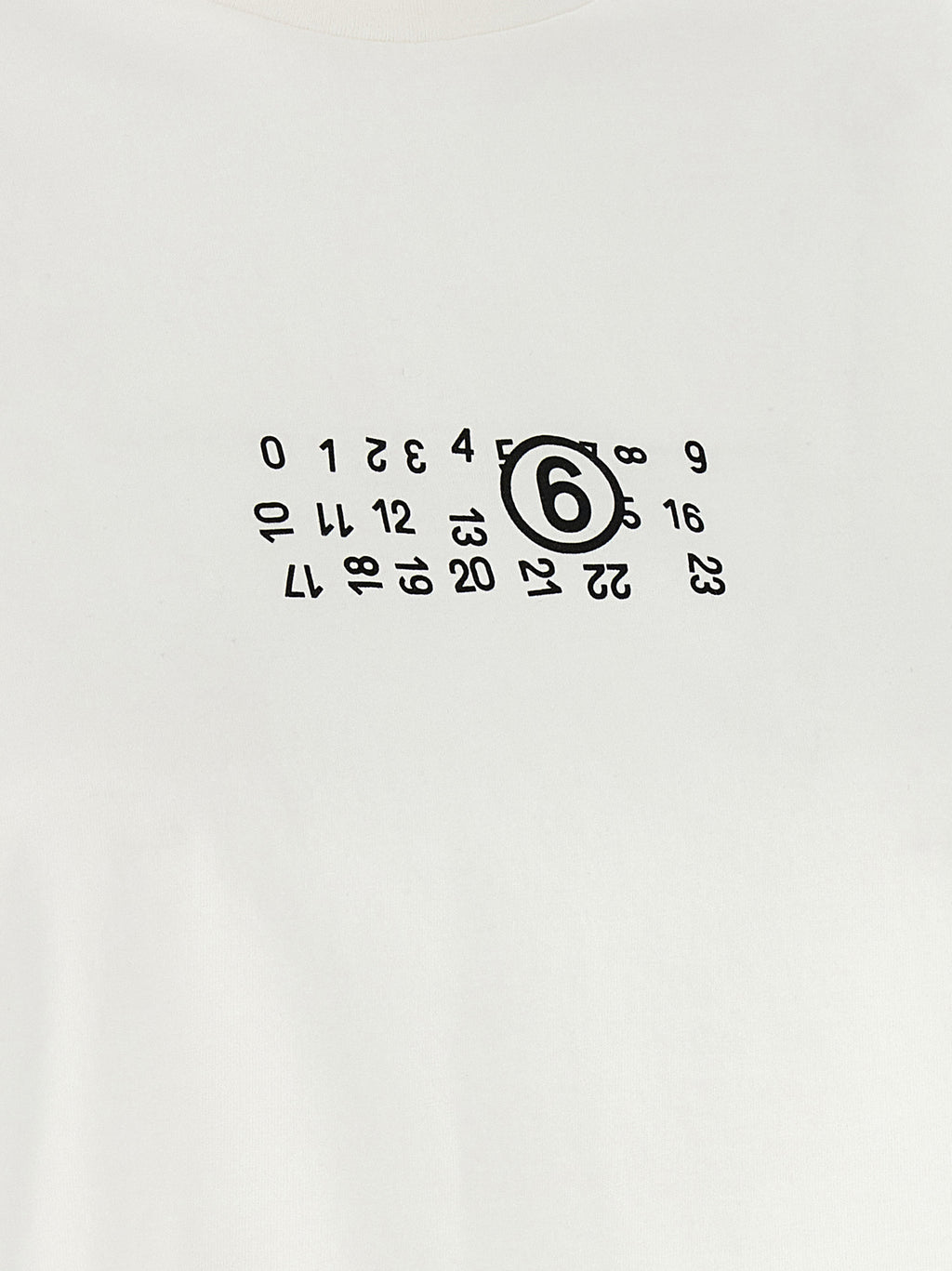MM6 Maison Margiela White Cotton T-Shirt
