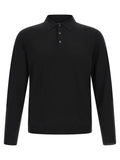 ZANONE Black Virgin Wool Polo Shirt