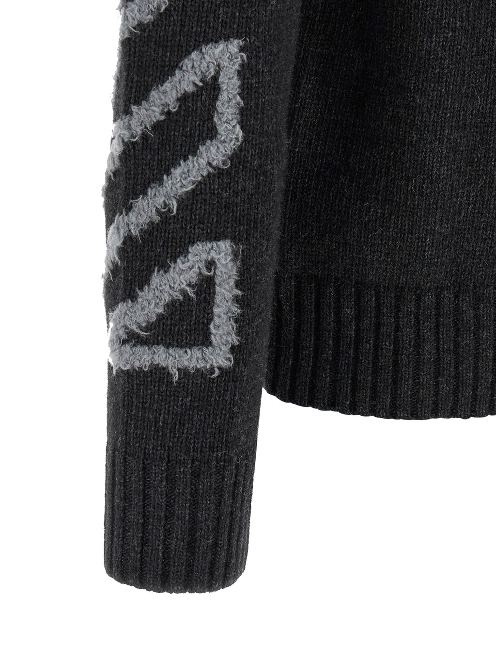 Off-White Gray Wool Cardigan