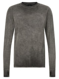 Thom Krom Gray Viscose T-Shirt