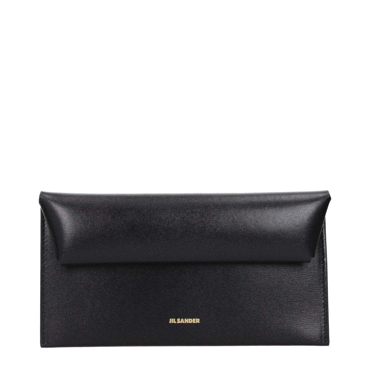 Jil Sander Black Leather Wallet