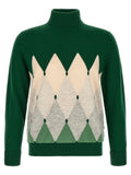 Ballantyne Bicolor Cashmere Cardigan