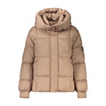 Pepe Jeans Brown Polyester Women's Jacket
