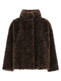 Herno Brown Polyester Full-Length Jacket