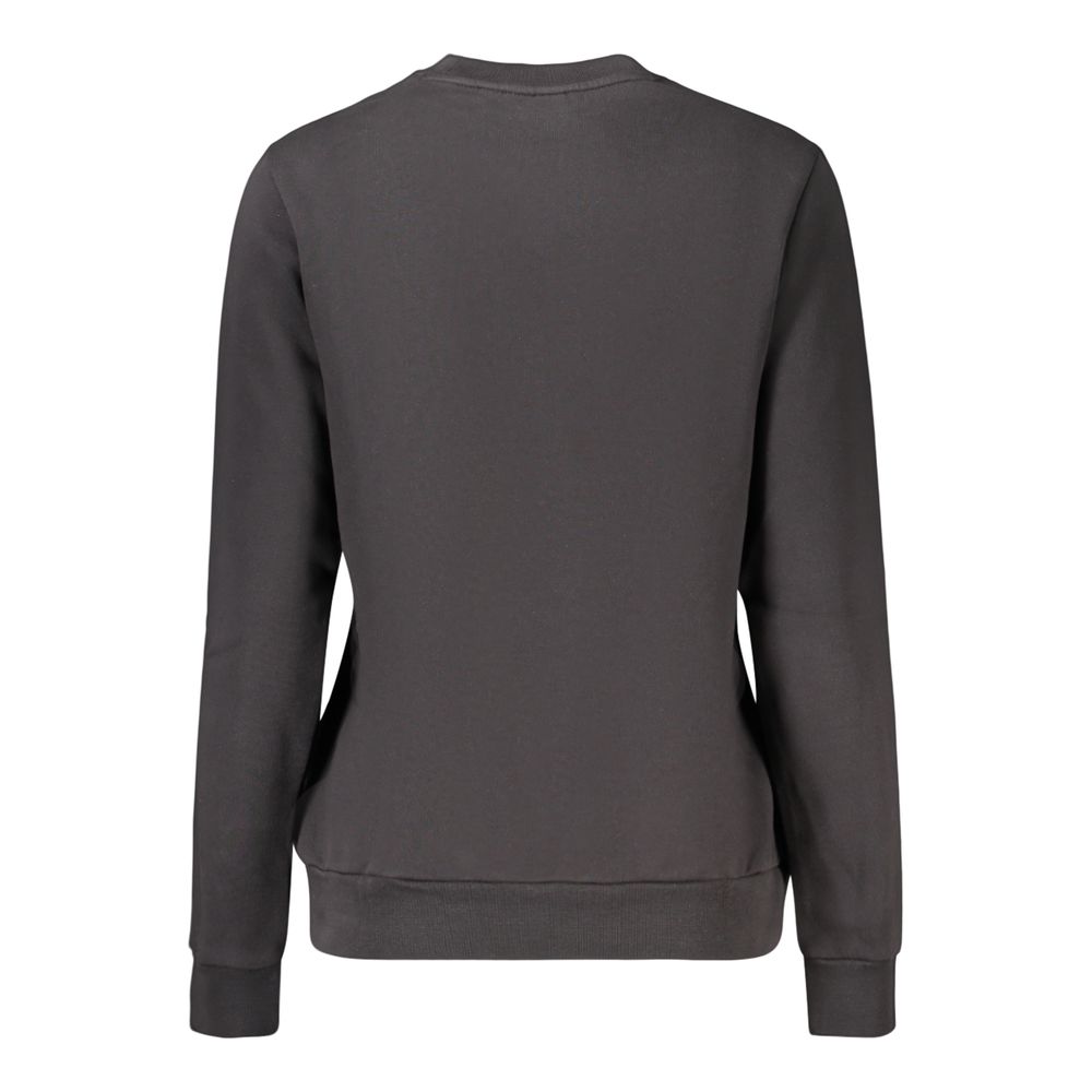 Napapijri Black Cotton Blend Women Sweatshirt