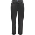 Tommy Hilfiger Black Cotton Mom Jeans