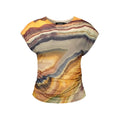 Desigual Beige Viscose Womens T-Shirt