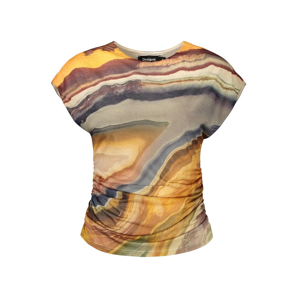 Desigual Beige Viscose Womens T-Shirt