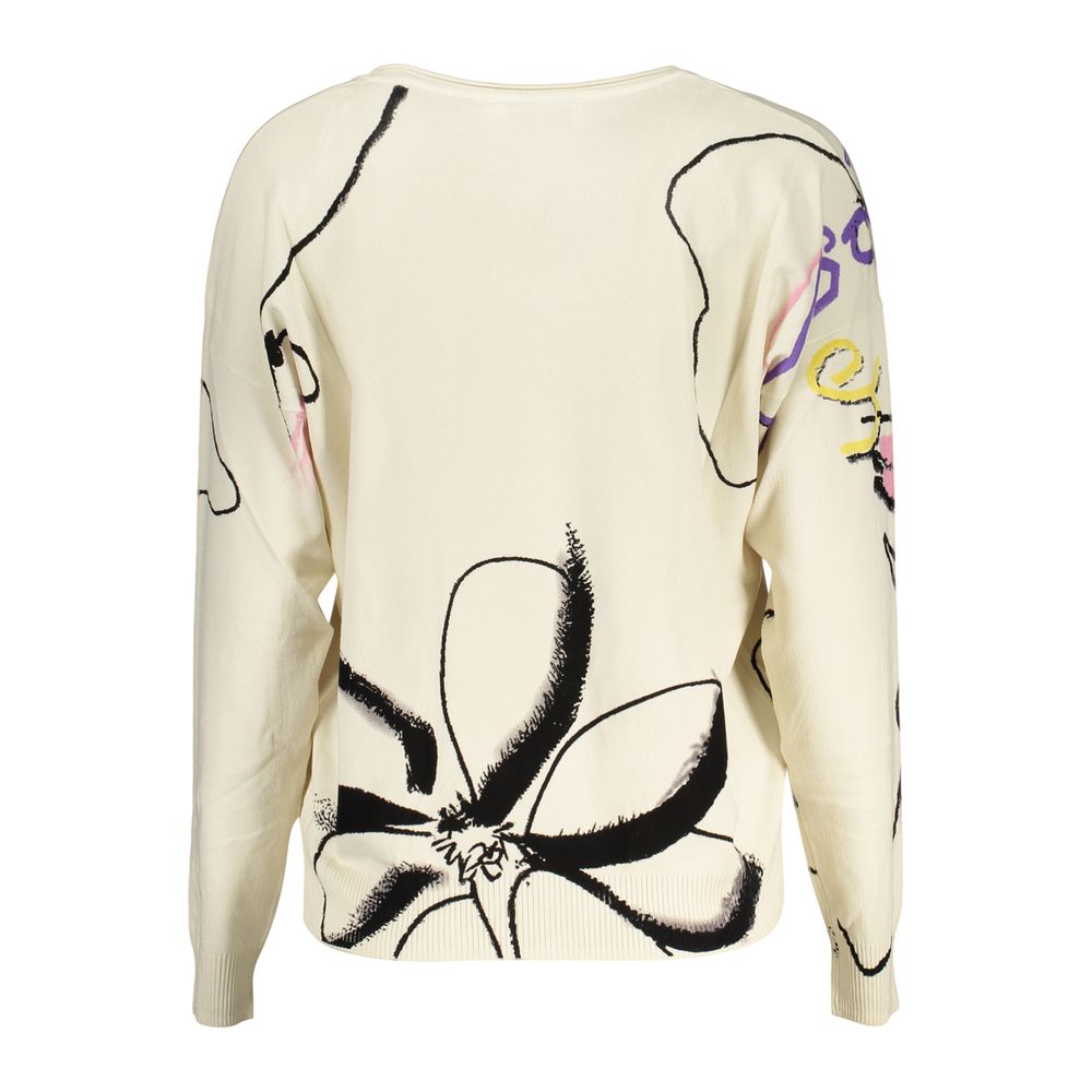 Desigual White Viscose Women's Sweater
