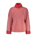 Desigual Red Wool Turtleneck