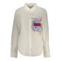 Desigual White Cotton Dress Shirt