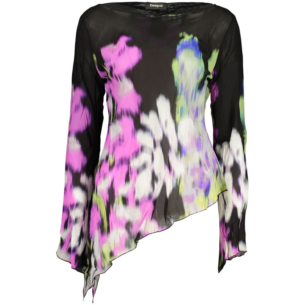 Desigual Black Viscose Women's T-Shirt
