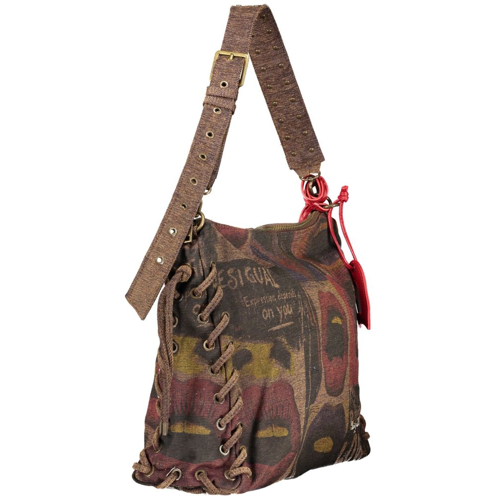 Desigual Brown Cotton Women's Bag