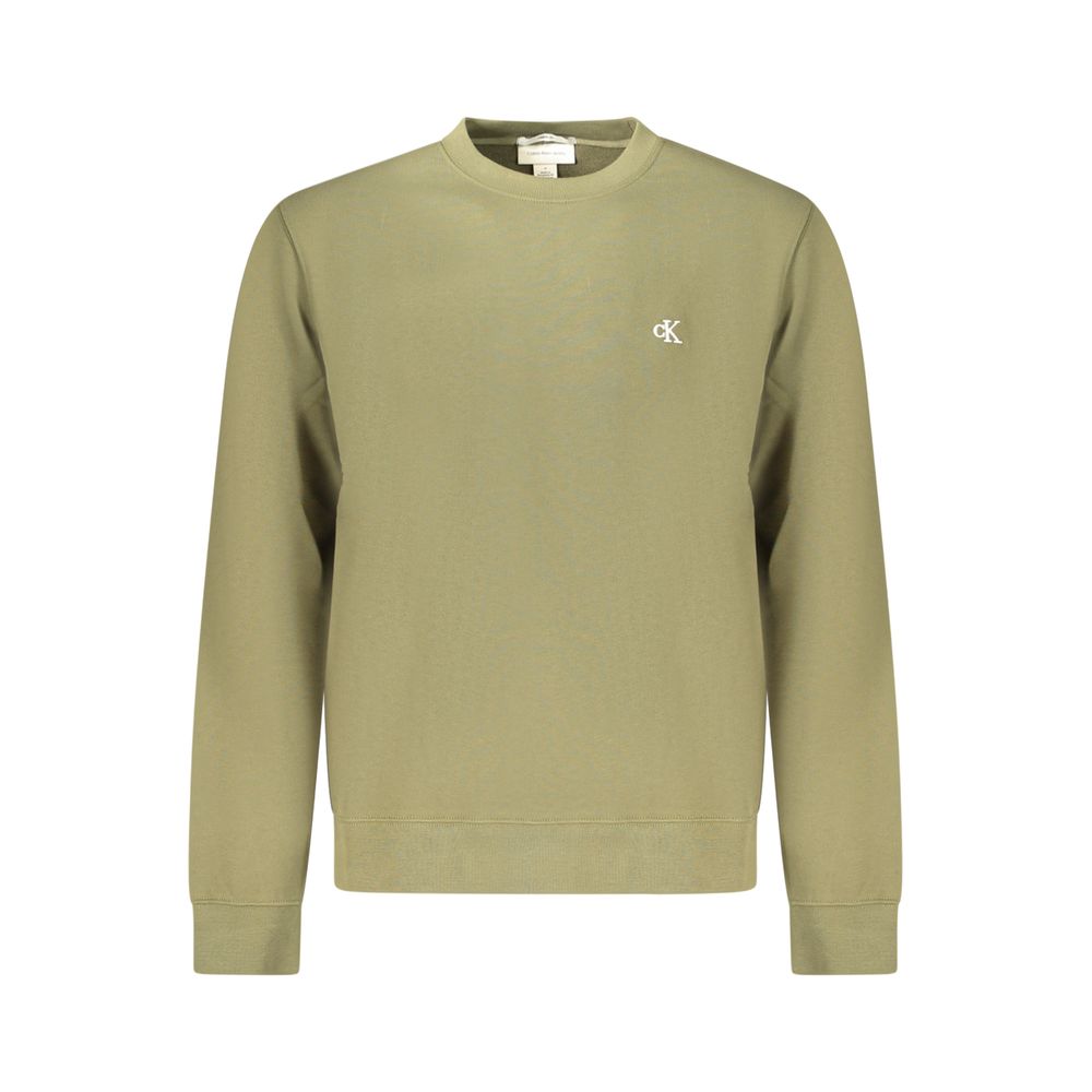 Calvin Klein Green Cotton Sweatshirt