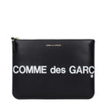 Comme Des Garçons Black Leather Clutch Bag