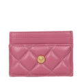 Versace Pink Leather Cardholder