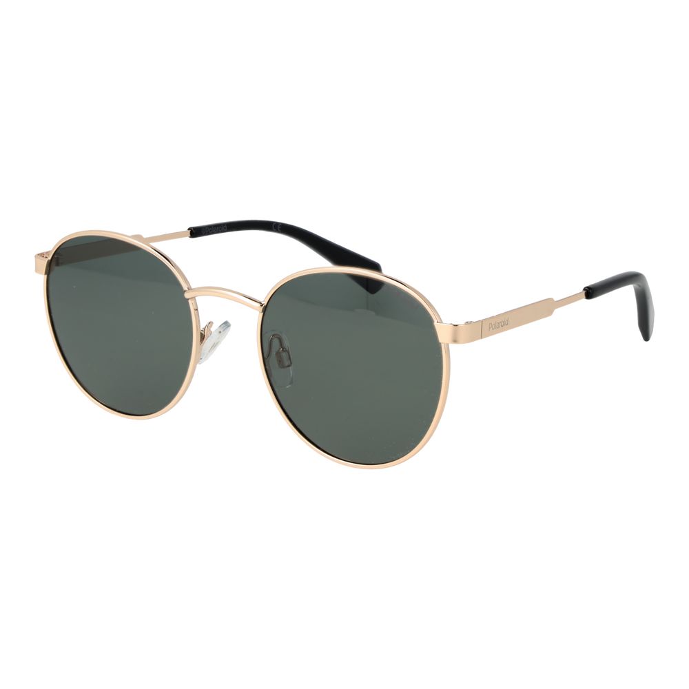 Polaroid Gold Metal Sunglasses