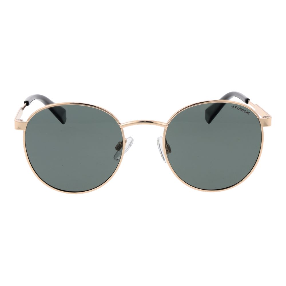 Polaroid Gold Metal Sunglasses