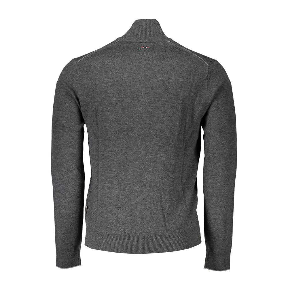 Napapijri Grigio Tessuto Men Sweater