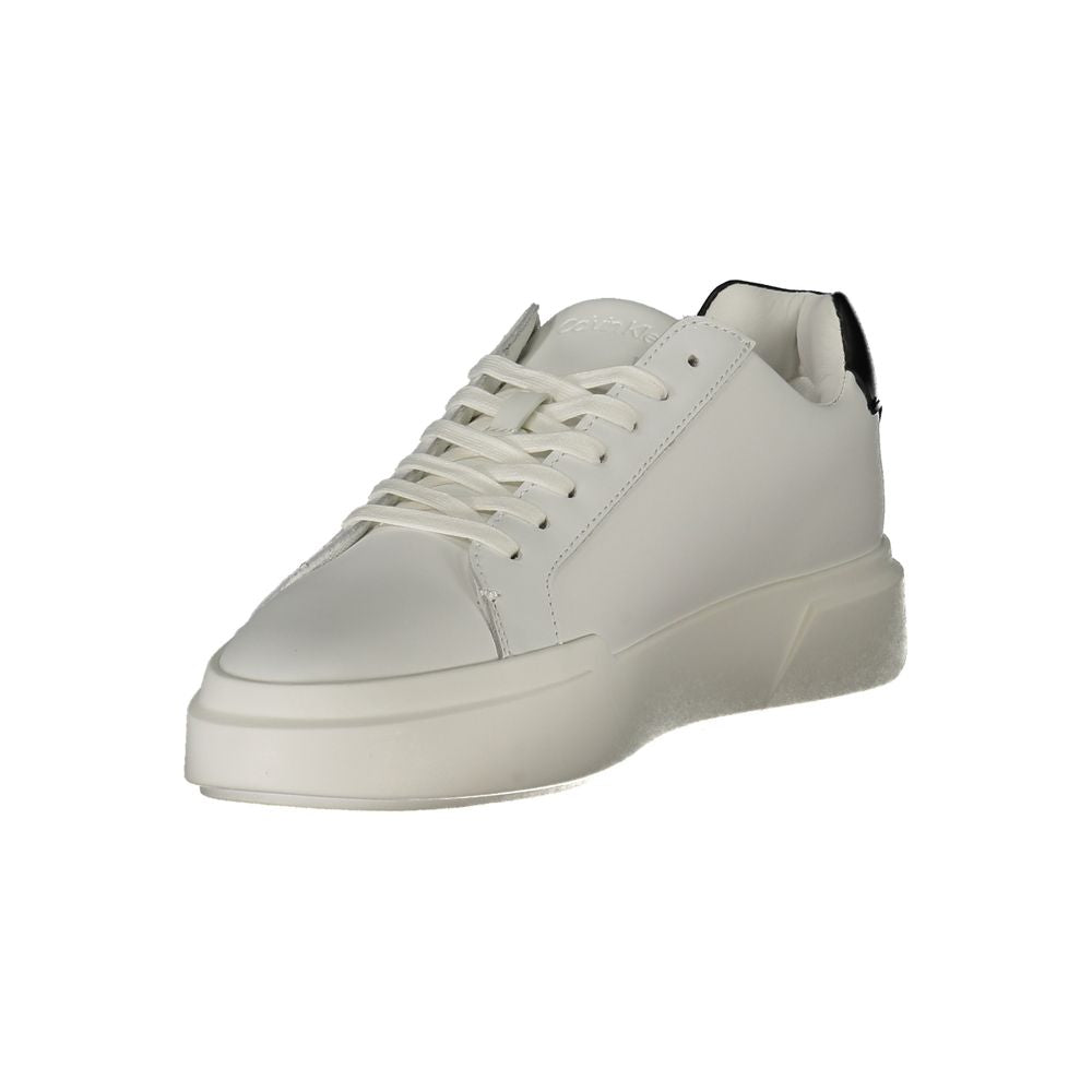 Calvin Klein Bianco Leather Men Sneaker