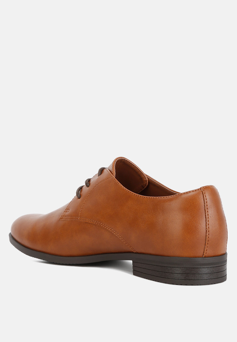 Finch Men's Minimalist Derby Shoes